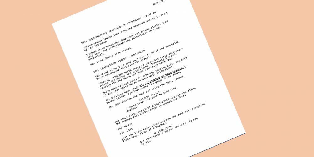 screenwriter page